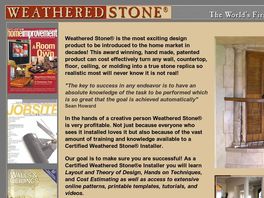 Go to: Weathtered Stone - The Worlds First Bendable Stone!