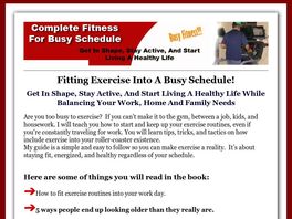 Go to: Complete Fitness For Busy Schedule.