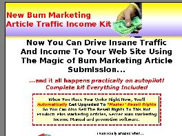 Go to: Bum Marketing Article Promotion Kit.