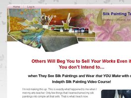 Go to: Silk Painting Secrets Video Course