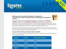 Go to: The Simplex Trading System.