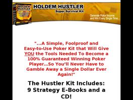 Go to: The Holdem Hustler Poker Kit! - Make 75% Of Sale!