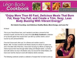 Go to: Lean Body Cookbook
