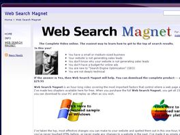 Go to: Web Search Magnet (video