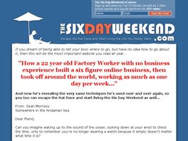 Go to: Six Day Weekend:: Kill Your Job And Live Anywhere