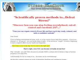 Go to: Stress Handbook: Stress Management Guide.
