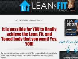 Go to: Lean & Fit @ Home Monthly Membership
