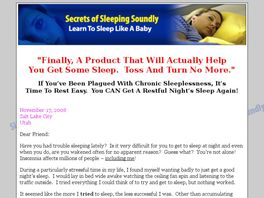 Go to: Secrets Of Sleeping Soundly.