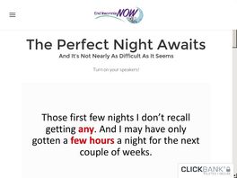 Go to: End Insomnia Now ~ 75% Comms ~ Works In Any Health & Wellness Niche