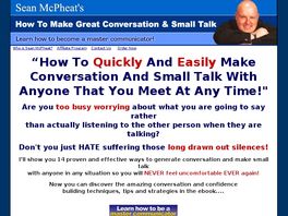 Go to: How To Make Effortless Small Talk.