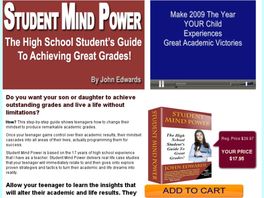 Go to: Student Mind Power-The High School Student's Guide To Great Grades.