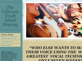Go to: The Ultimate Truth About Singing