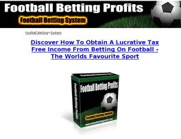 Go to: Football Betting Profits - Soccer Betting System For Betfair