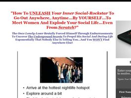 Go to: Nightly Nomad Course: Be A Social & Dating Rockstar - $110/per Sale!