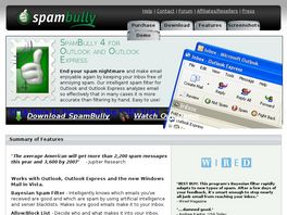 Go to: Spam Bully.