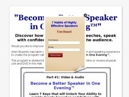 Go to: Become a Better Speaker in One Evening