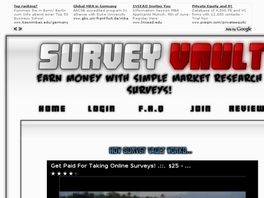 Go to: Survey Vault - The Highest Converting Paid Survey Site of 2009! - 75