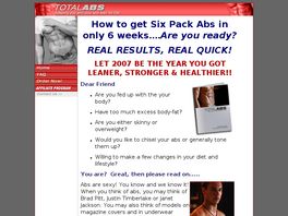 Go to: Awesome Six Pack Abs Product - Abs For Life - High Payouts!