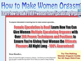 Go to: Making Women 0rgasm Guide - 75% Commission