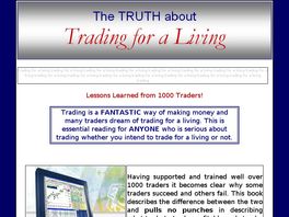 Go to: The Truth About Trading For A Living.