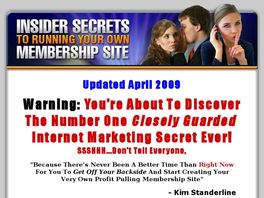 Go to: Insider Secrets To Running Your Own Membership Site