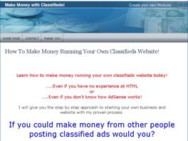 Go to: $$$ 75% Commission How To Book Website Classifieds.
