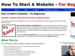 Go to: How To Start A Website - For Beginners.