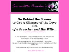 Go to: Sex And The Preacher's Wife.