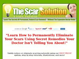Go to: The Scar Solution - Fast, Natural Scar Removal From Home