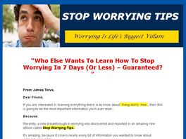 Go to: Stop Worrying Tips