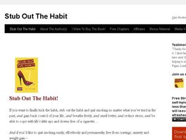 Go to: Stub Out The Habit - Quit Smoking Without Cravings Or Regrets