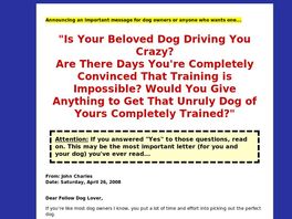 Go to: Dog Training Uncovered.