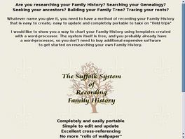 Go to: Suffolk System Of Recording Genealogy.
