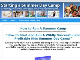 Go to: How To Start A Kids Summer Day Camp - Real Money Maker!!!