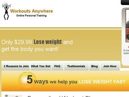 Go to: Online Personal Training.