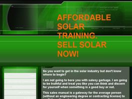 Go to: Sell Solar Now!