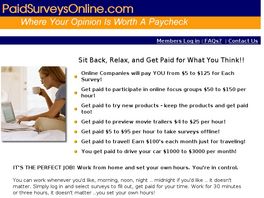 Go to: Paidsurveysonline - Highest Converting Paid Opinion Site Since 2002!