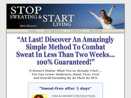 Go to: Stop Sweating And Start Living :: 65% Commissions