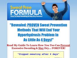 Go to: Sweat Free Formula! New Quality Guide On How To Stop Sweating!