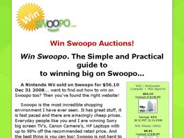 Go to: Win Swoopo: The Definitive Guide To Swoopo Auctions.