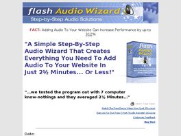 Go to: Flash Audio Wizard (v4) - Web Audio Software.