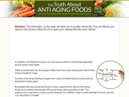 Go to: The Truth About Anti-aging Foods
