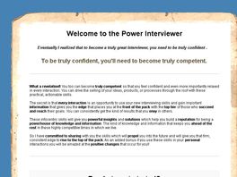 Go to: The Power Interview