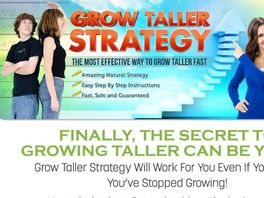 Go to: Grow Taller Miracle - Grow Taller Video Offer With 7 Bonuses!