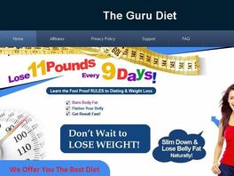 Go to: The Guru Diet's Fat Loss Diet Package