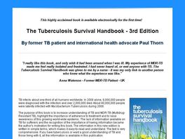 Go to: The Tuberculosis Survival Handbook - Ebook Edition