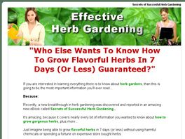Go to: Secrets Of Successful Herb Gardening.