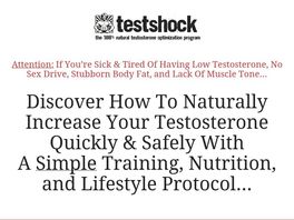 Go to: Testshock - All Natural Testosterone Enhancement