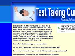 Go to: 75% - Test Anxiety/test Taking Program
