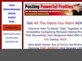 Go to: Post Powerful Dating Profiles Online.